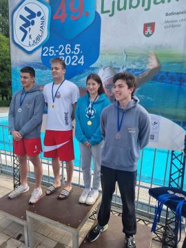 Calcitovi plavalci osvojili medalje v Ljubljani in Krškem (6)